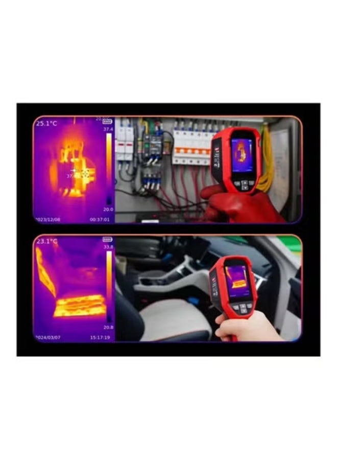 يوني تي جهاز التصوير الحراري المحمول بالأشعة تحت الحمراء UNI-T UTI160S 160×120 للكشف عن ارتفاع درجة حرارة مكونات PCB والفحص الحراري - Image 5